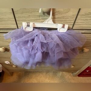 Posh Peanut Purple Tulle Skirt with soft shorts attached